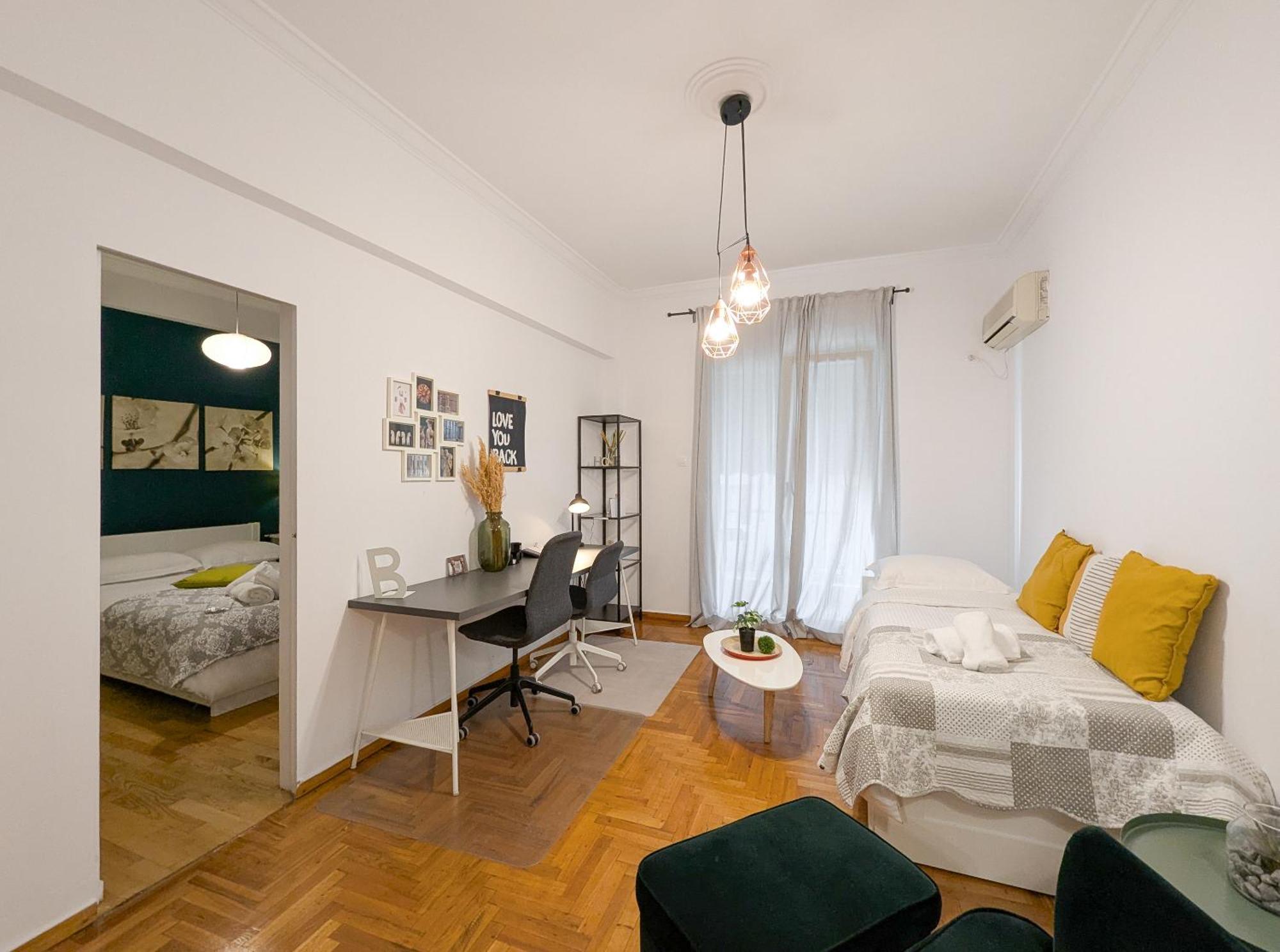 Spacious Apt For 5 Guests Next To Acropolis&Metro Atenas Exterior foto