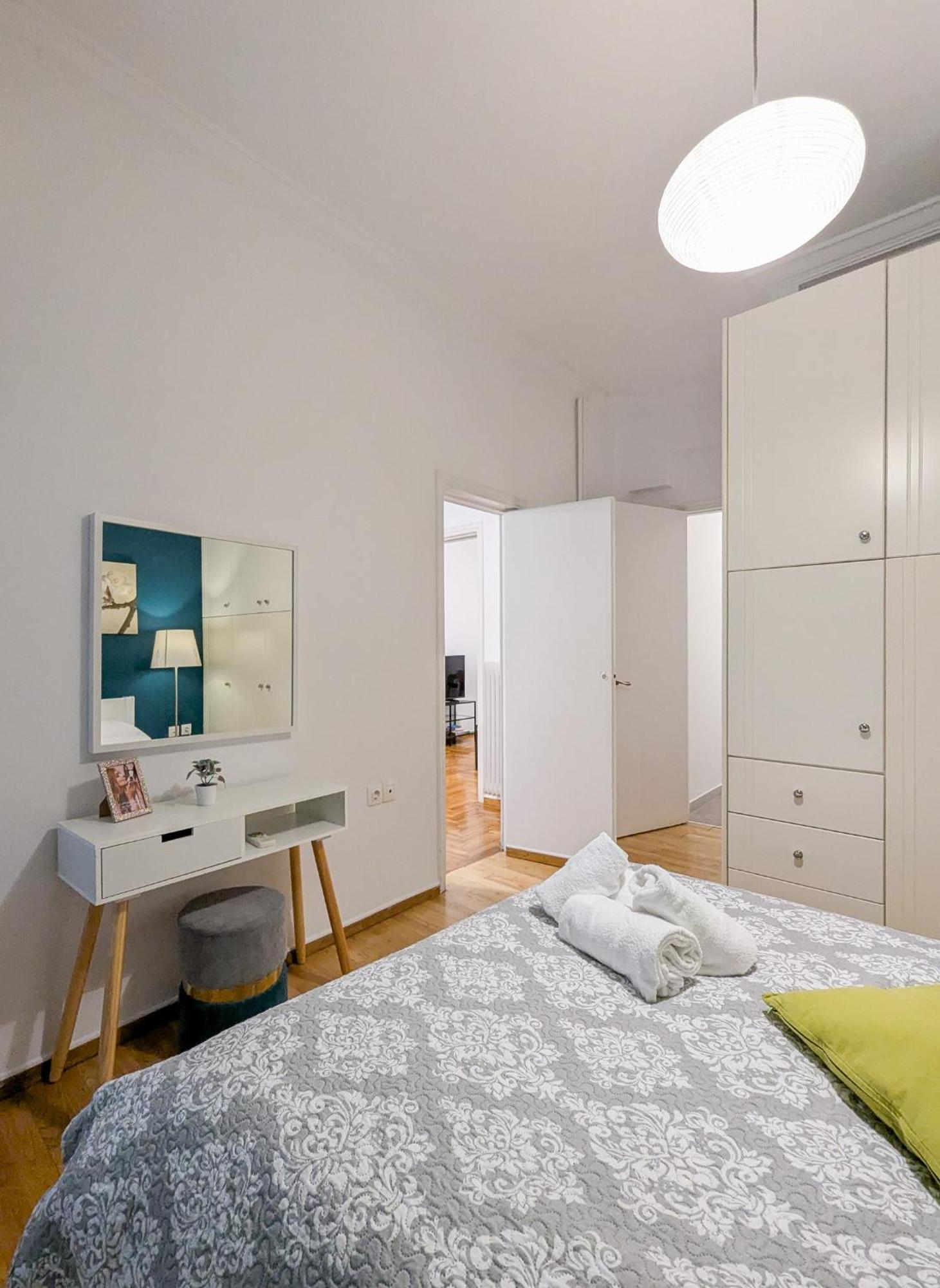 Spacious Apt For 5 Guests Next To Acropolis&Metro Atenas Exterior foto